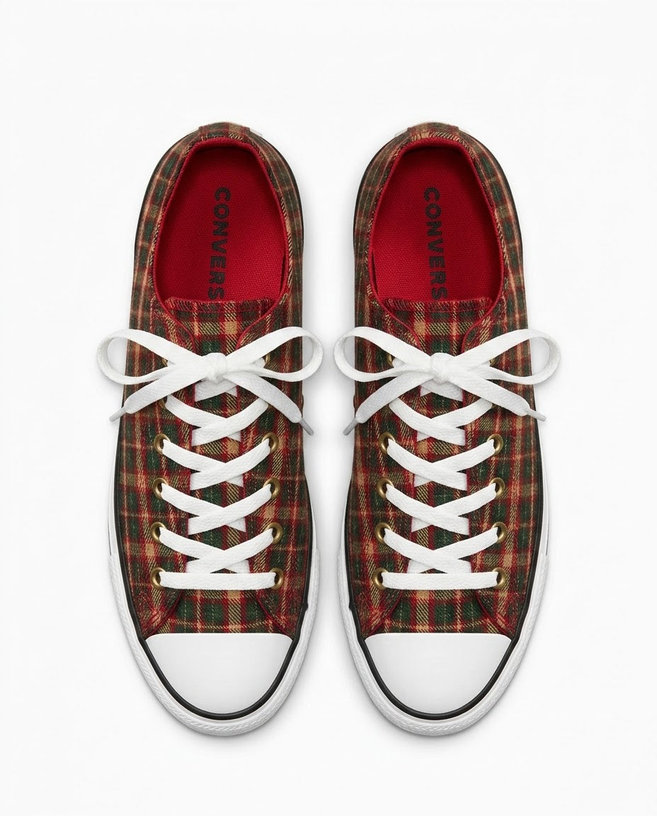Converse Chuck Taylor All Star Low - Estampado a Cuadros