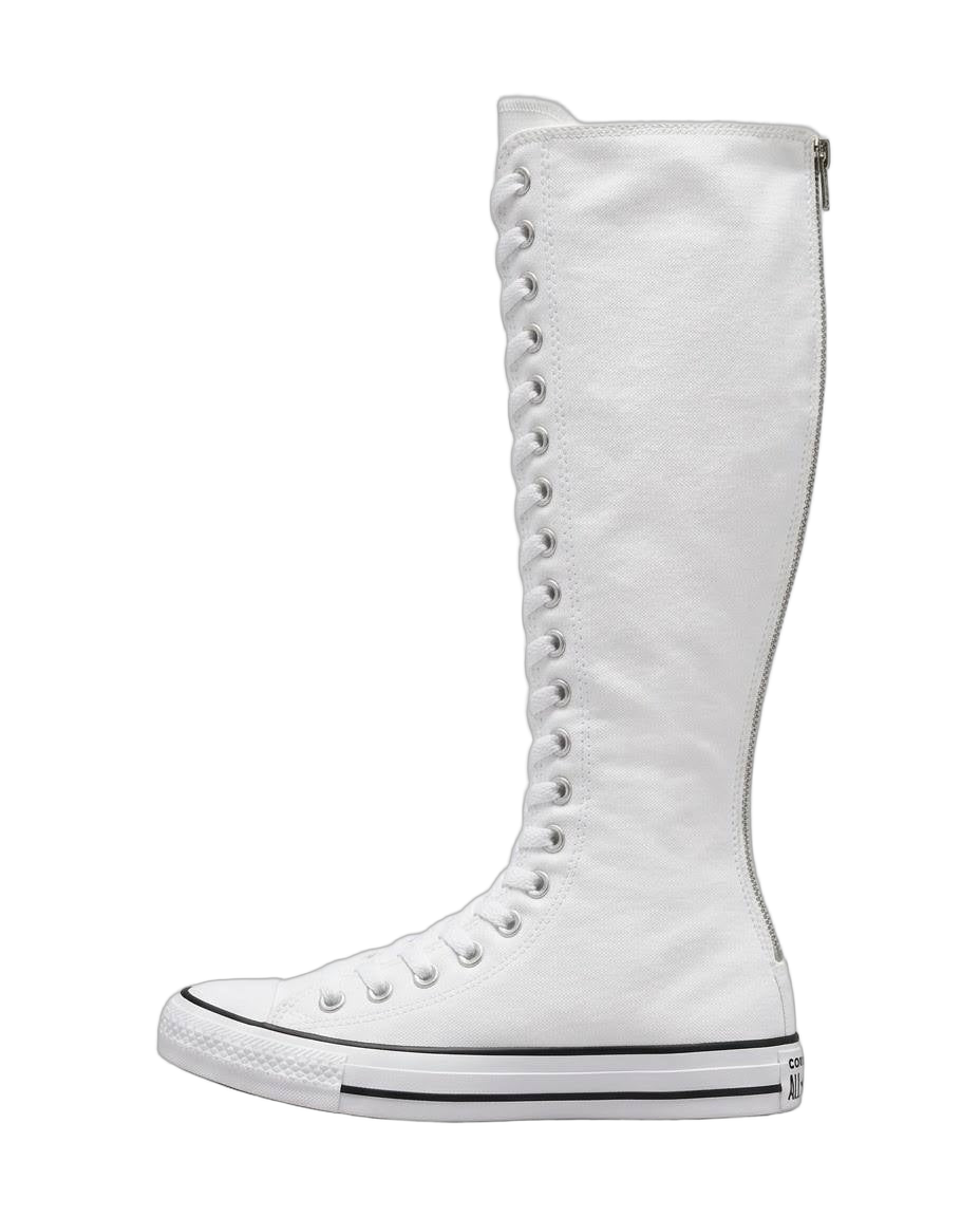 Converse Chuck Taylor All Star - Botas altas de lona blancas