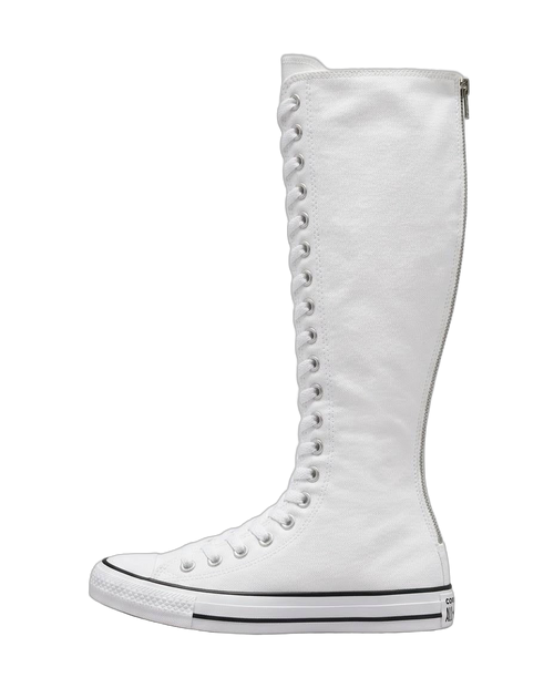 Converse Chuck Taylor All Star - Botas altas de lona blancas