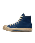 Tenis High-Top Unisex Estilo Vintage Azul Marino