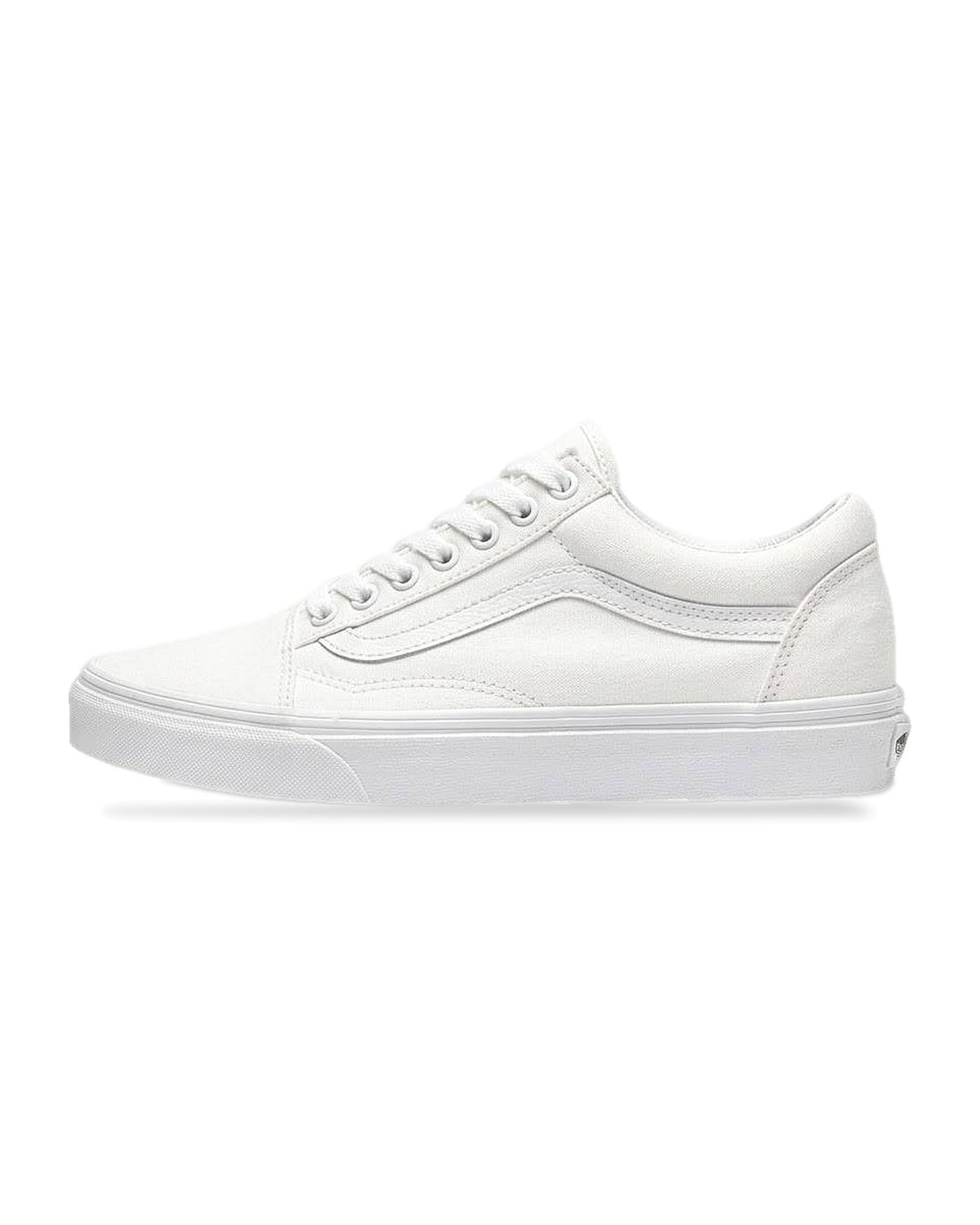 Vans Old Skool - Tenis casuales en color blanco total