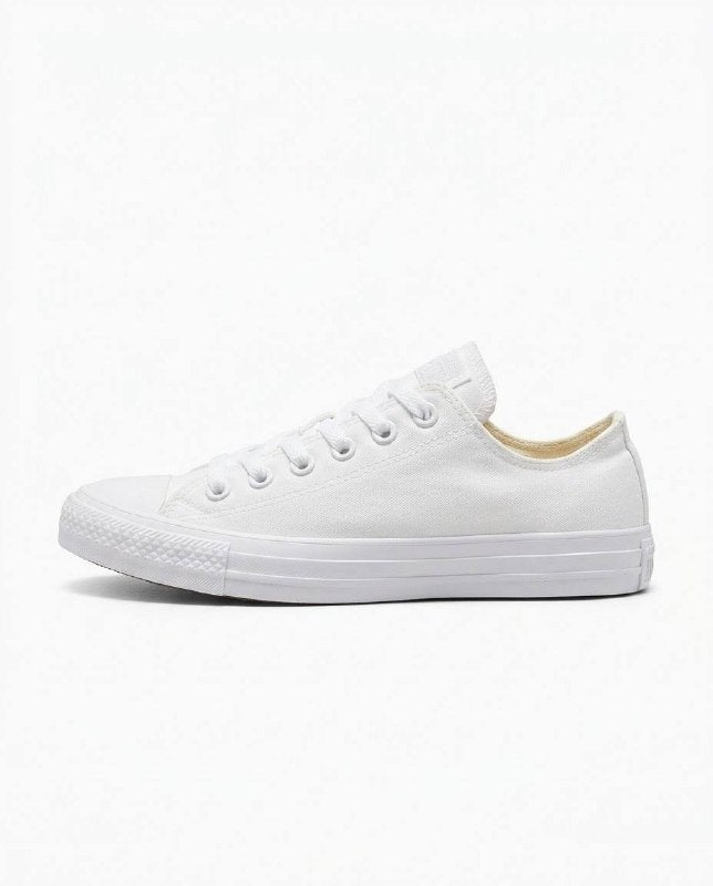 Converse Chuck Taylor All Star - Tenis casuales de lona blancos