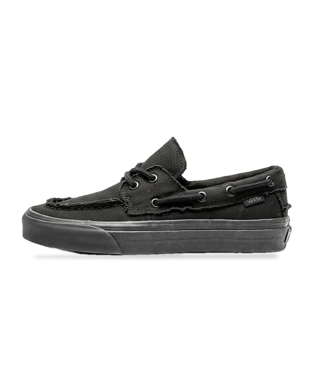 Vans La Costa - Tenis casual estilo náutico negro unisex