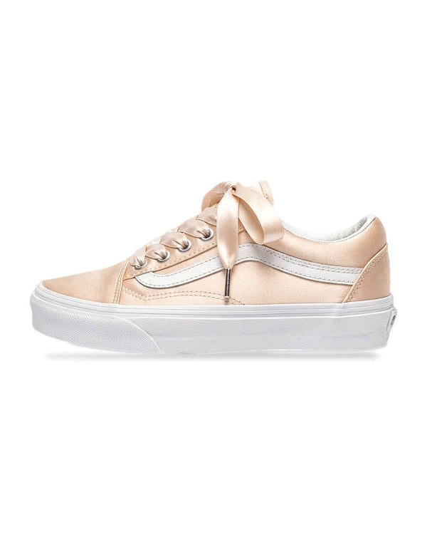 Vans Old Skool Satin - Tenis de satén color rosa