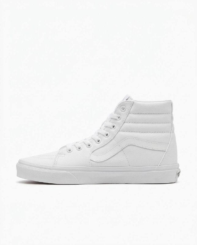Vans Sk8-Hi - Tenis de bota clásicos en color blanco total