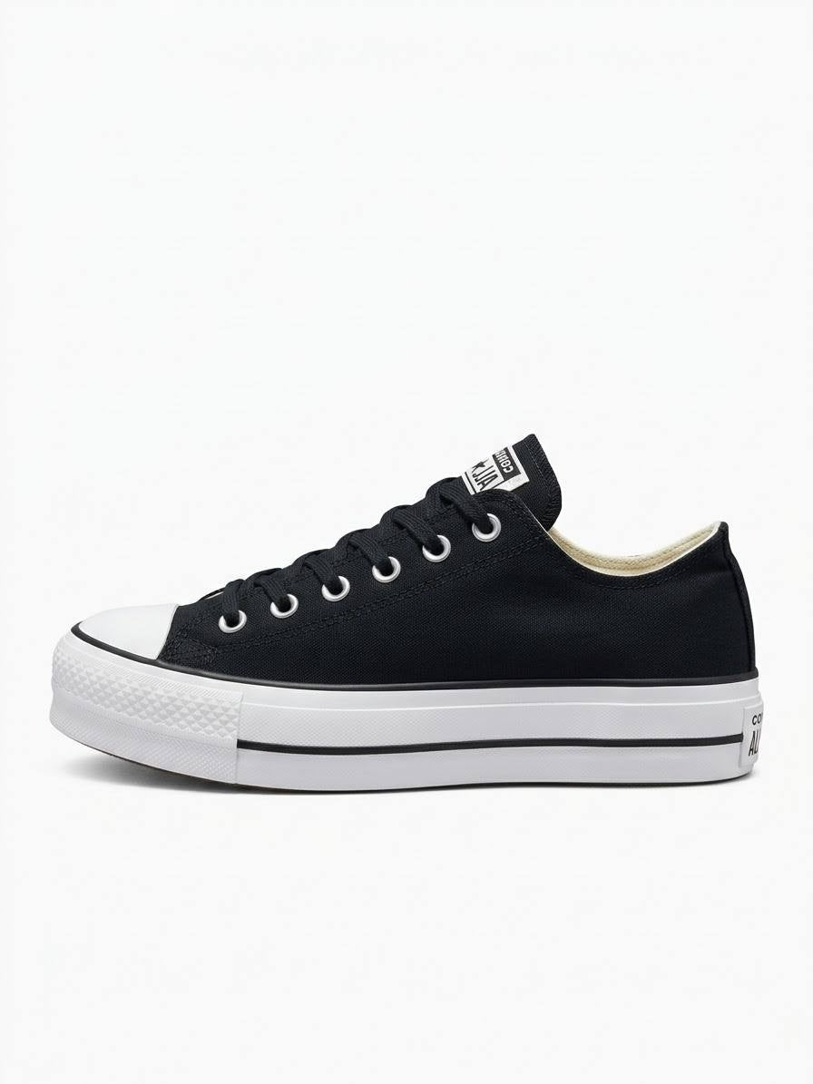 Converse Chuck Taylor All Star Lift - Tenis de plataforma negros