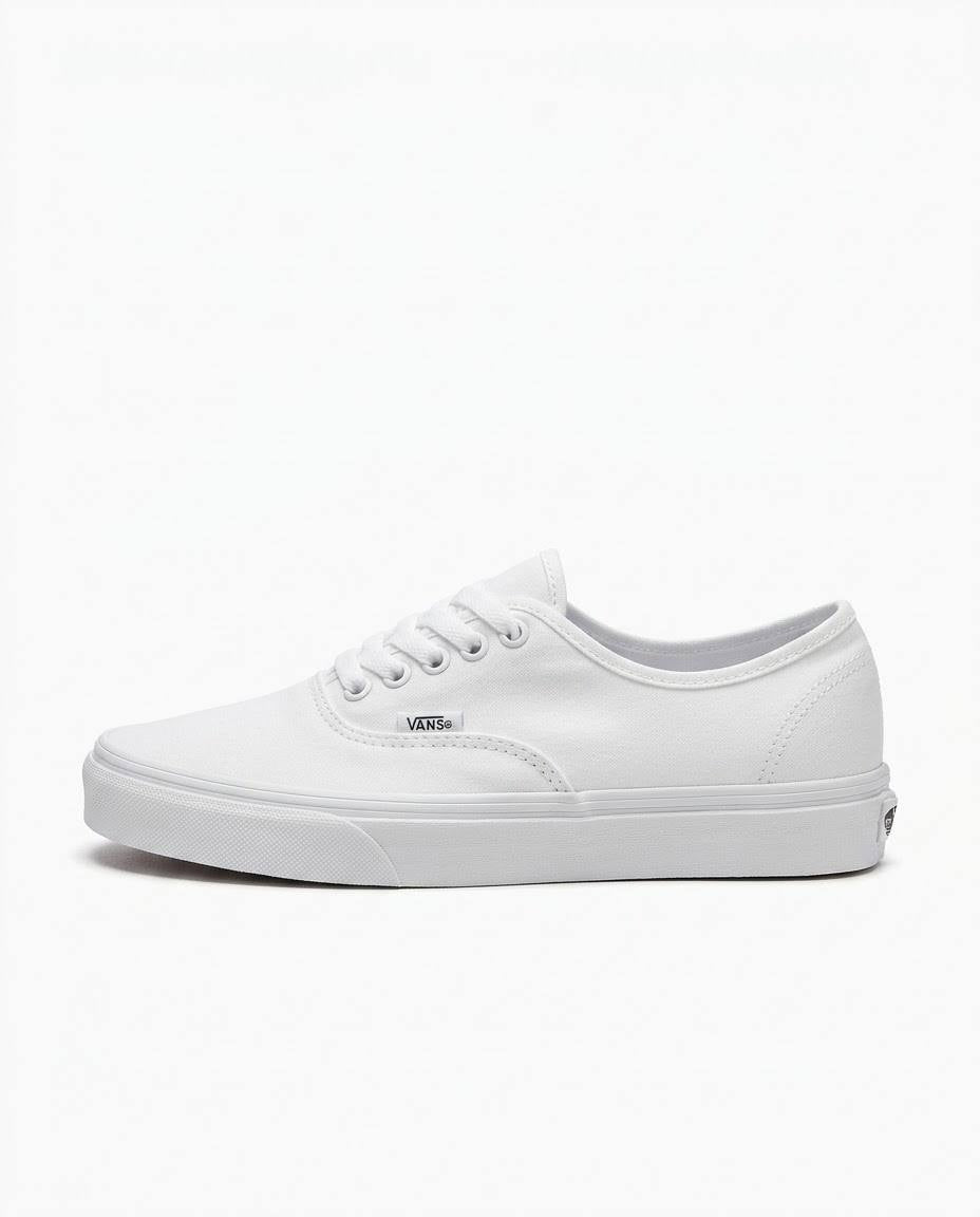 Vans Authentic - Tenis unisex color blanco total