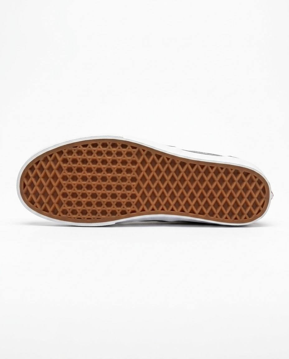 Vans Classic Slip-On Platform - Tenis blancos de lona