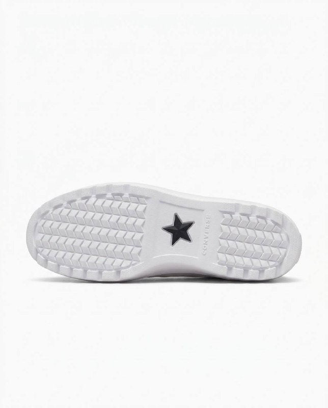 Converse Chuck Taylor All Star - Tenis blancos de plataforma con zíper