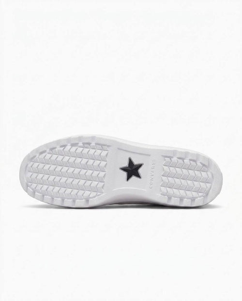 Converse Chuck Taylor All Star - Tenis blancos de plataforma con zíper