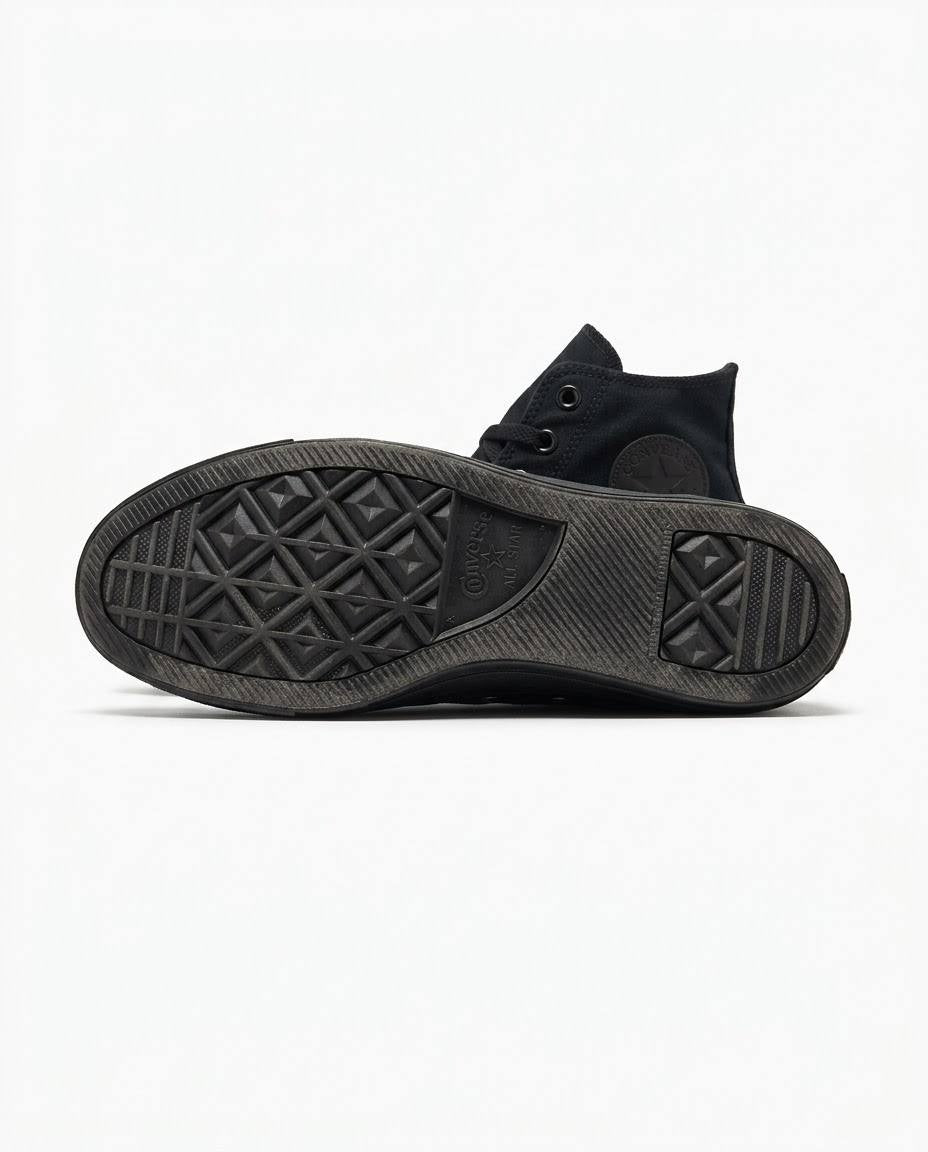 Converse Chuck Taylor All Star - Tenis de bota clásicos negros