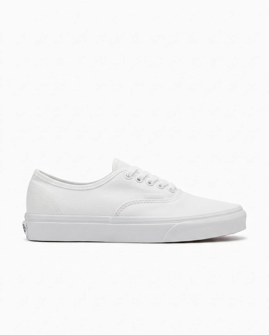 Vans Authentic - Tenis unisex color blanco total