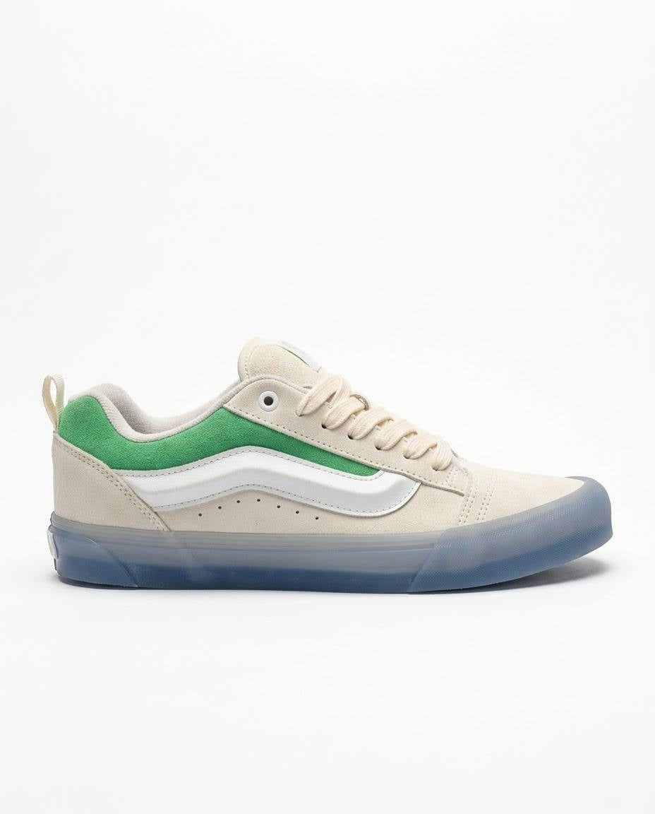 Vans Lowland ComfyCush - Tenis casuales color crema y verde