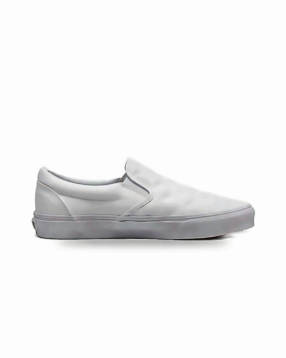 Vans Classic Slip-On - Tenis casuales color blanco con textura