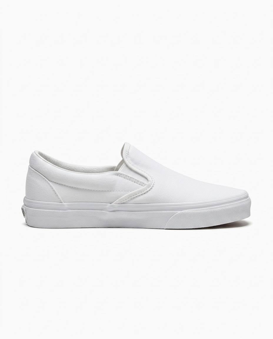 Vans Classic Slip-On - Tenis Unisex color blanco total