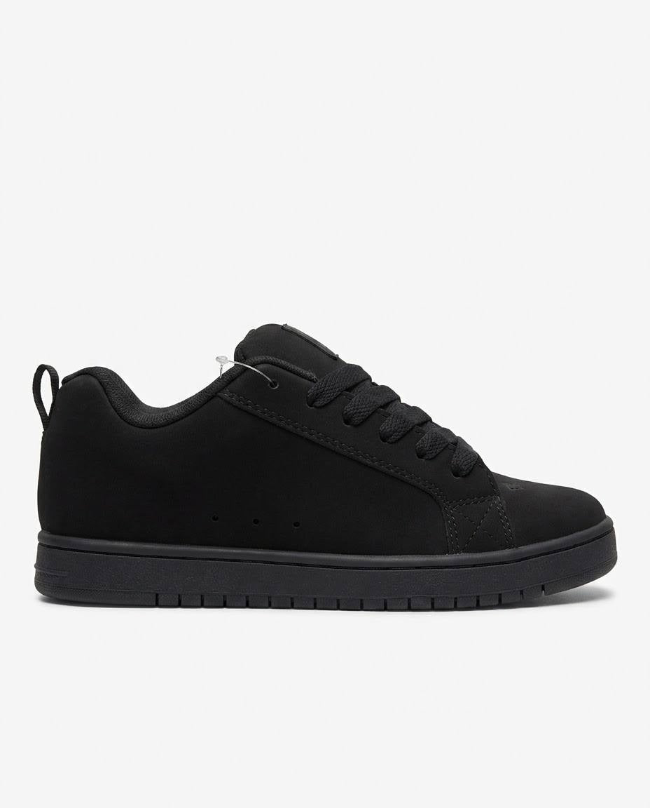 DC Shoes - Tenis Court Graffik para hombre, color negro total