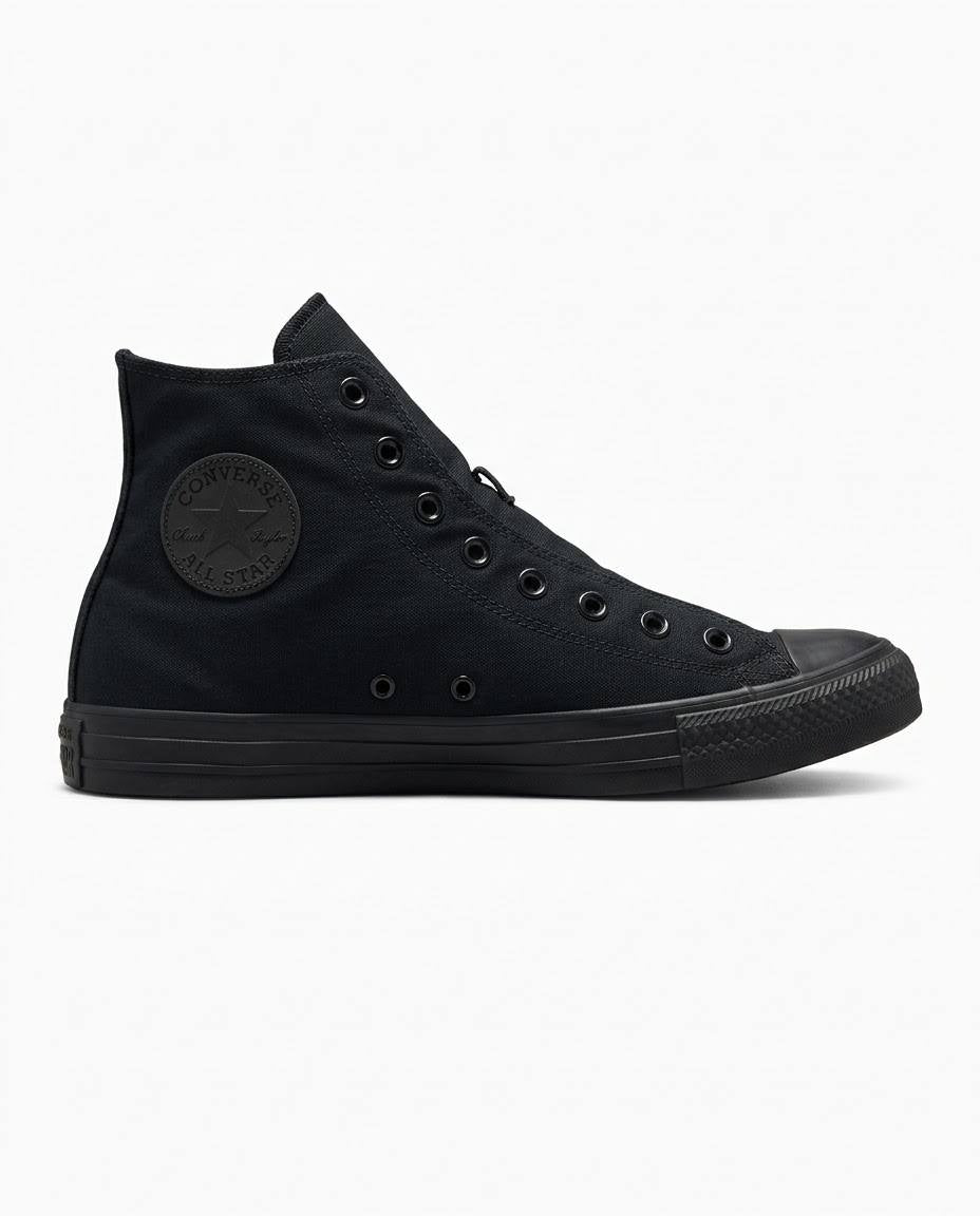Converse Chuck Taylor All Star - Tenis de bota clásicos negros