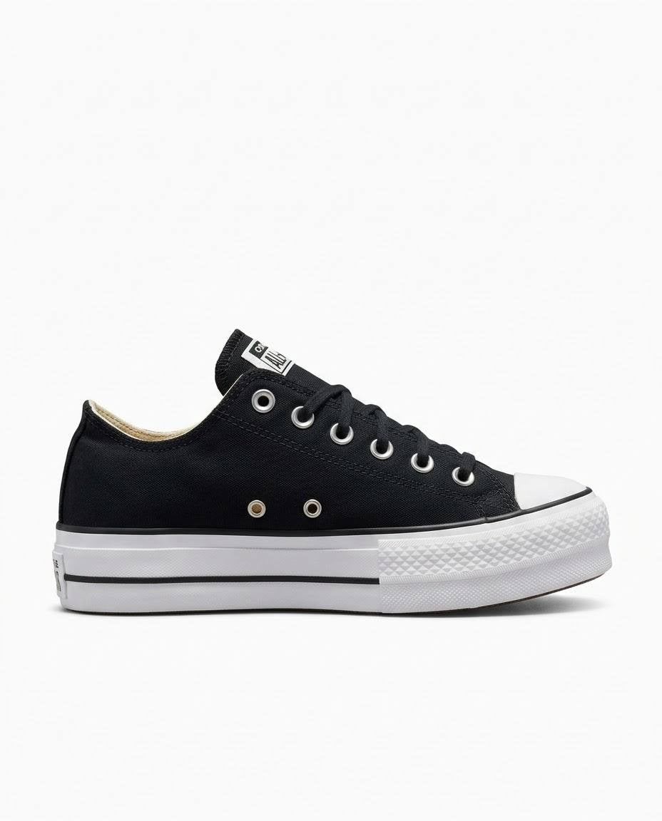 Converse Chuck Taylor All Star Lift - Tenis de plataforma negros