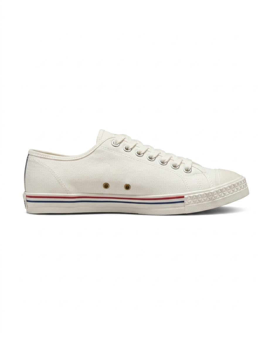 Tenis Casuales Lona Crema Estilo Urbano Unisex