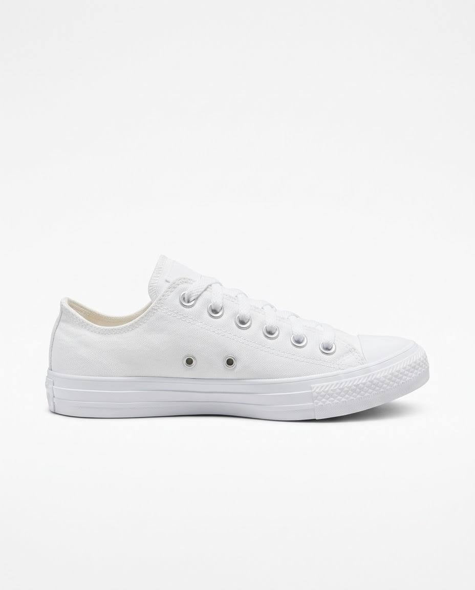 Converse Chuck Taylor All Star - Tenis casuales de lona blancos