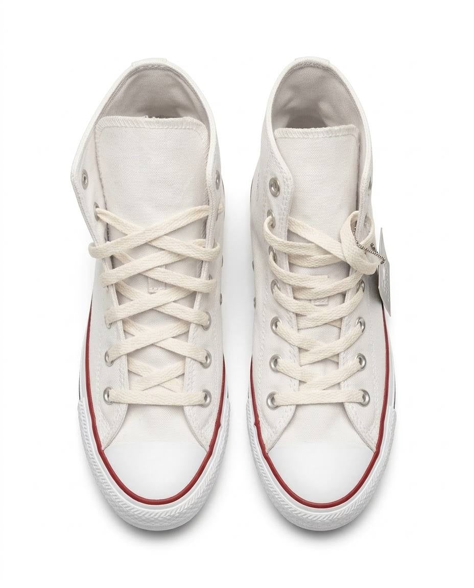 Converse Chuck Taylor All Star - Tenis de bota clásicos blancos