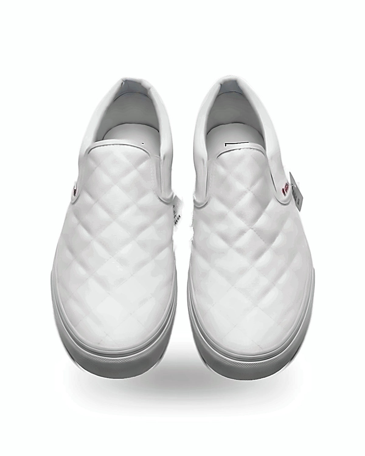 Vans Classic Slip-On - Tenis casuales color blanco con textura