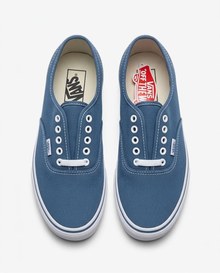 Vans Authentic - Tenis unisex color azul marino