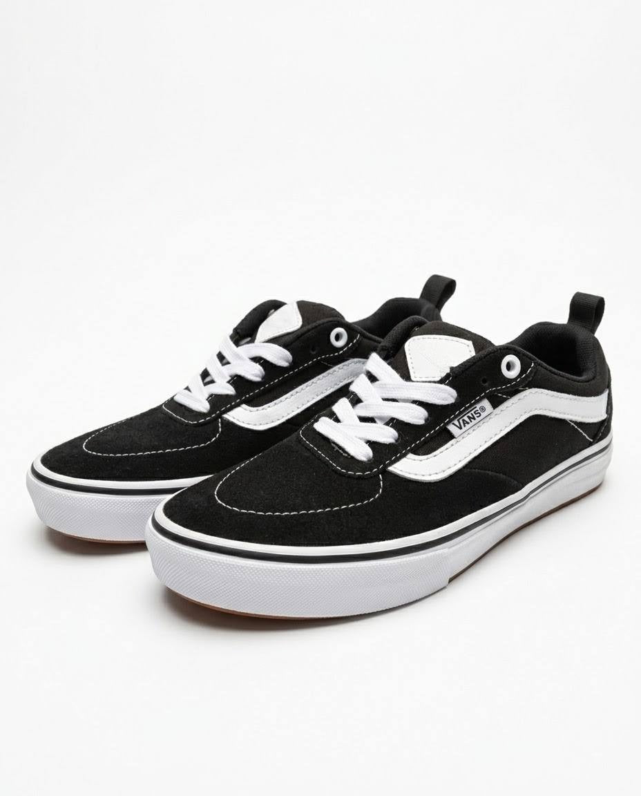 Vans Kyle Walker - Tenis skate negros con suela Wafflecup