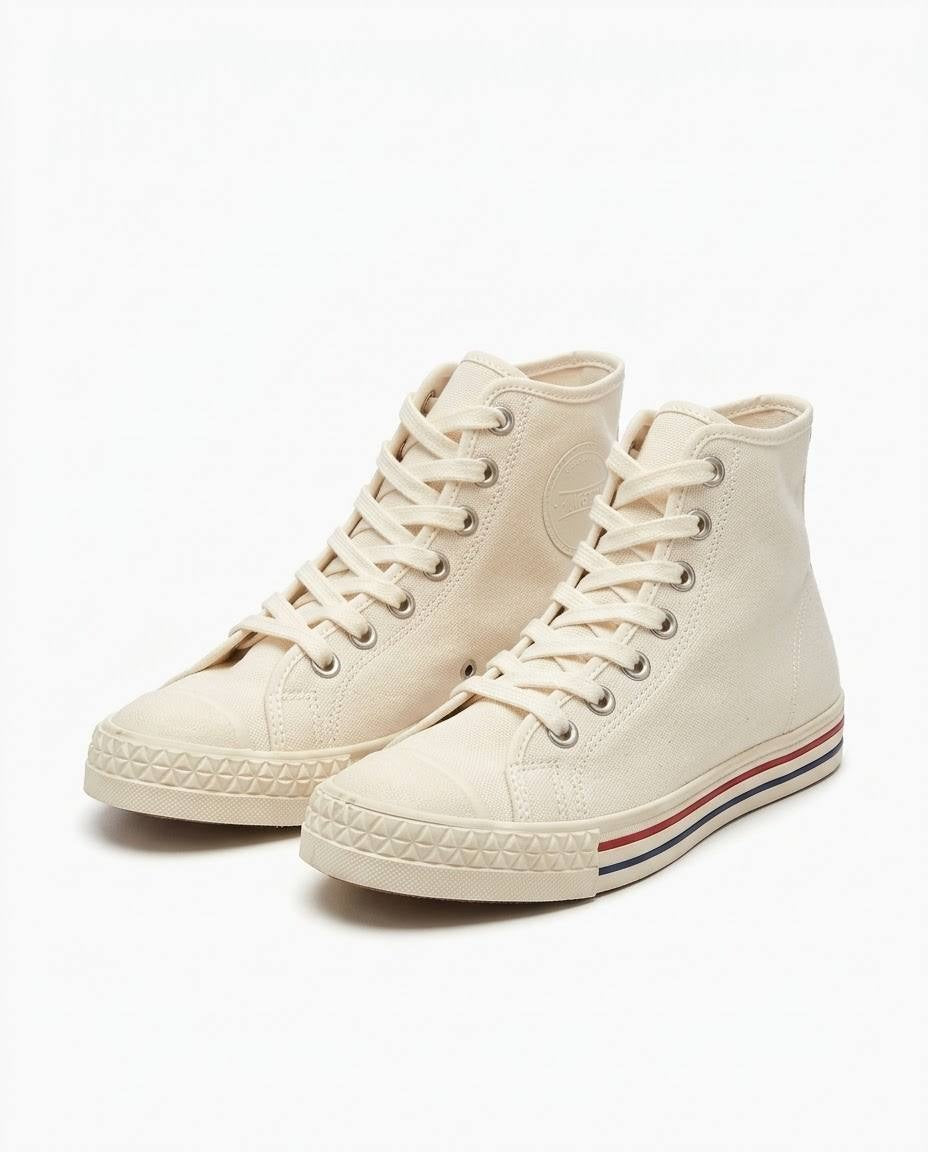 Tenis High-Top de Lona Estilo Urbano Clásico Unisex