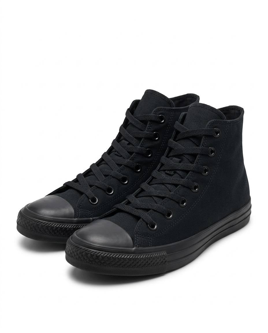 Converse Chuck Taylor All Star - Tenis de bota clásicos negros