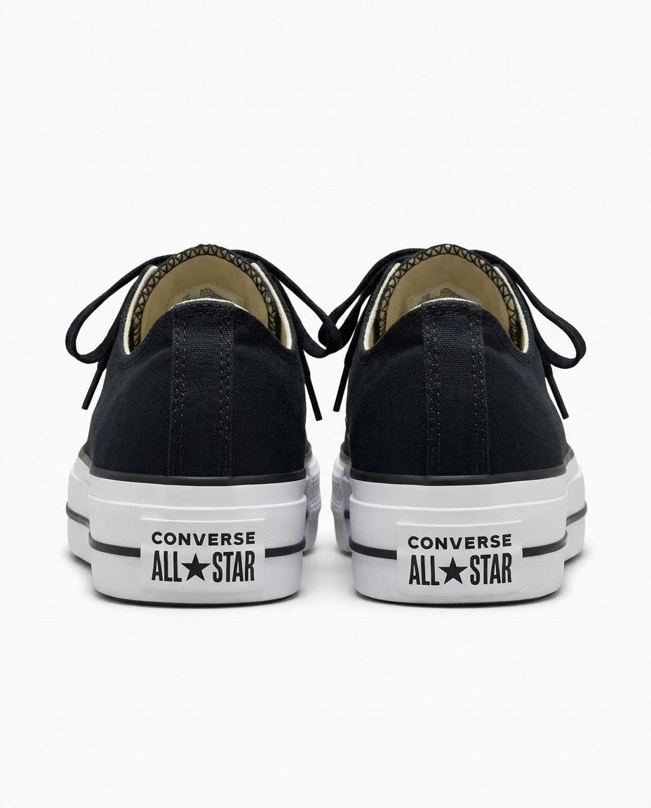 Converse Chuck Taylor All Star Lift - Tenis de plataforma negros