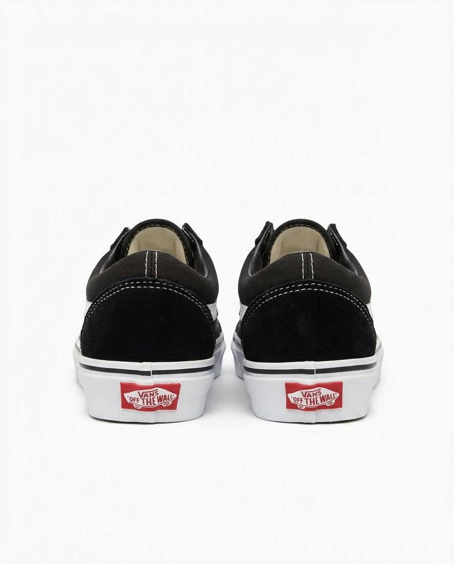 Vans Old Skool - Tenis casuales unisex color negro con blanco
