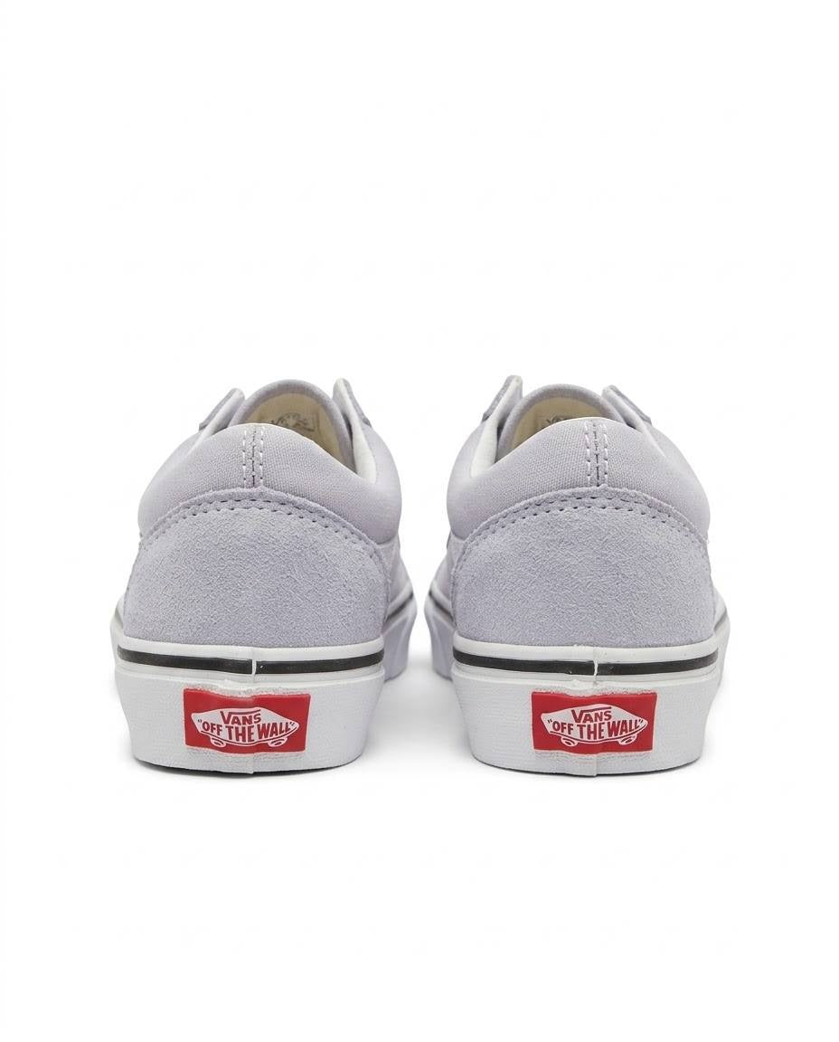 Vans Old Skool - Tenis casuales en color gris claro