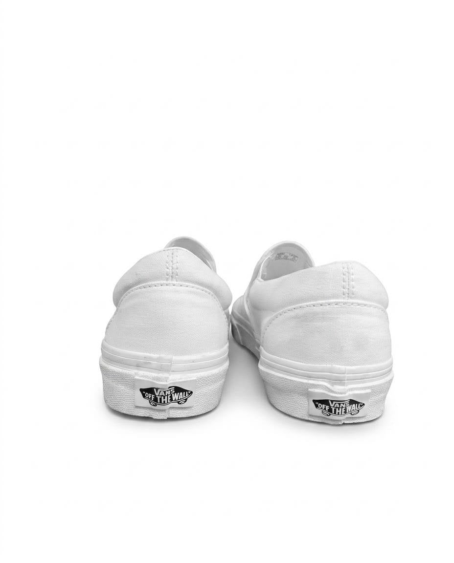 Vans Classic Slip-On - Tenis Unisex color blanco total