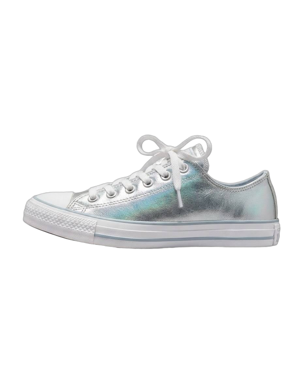 Converse Chuck Taylor All Star - Tenis Plateados Metálicos