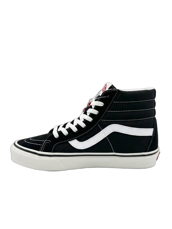 Vans Sk8-Hi - Tenis clásicos de lona y gamuza negros