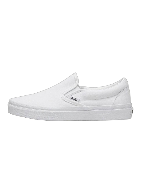 Vans Classic Slip-On - Tenis Unisex color blanco total
