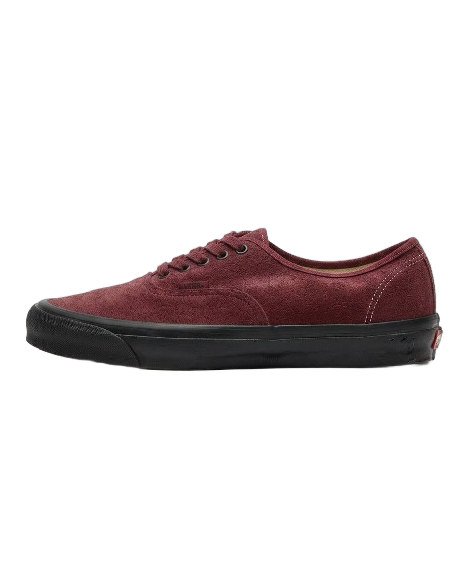 Vans Vault OG Authentic LX - Tenis de Gamuza Burdeos